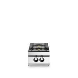 Fourneau gaz 2 brûleurs émaillé 400x900 mm | modular