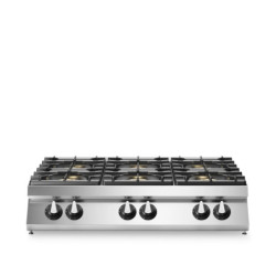 Gas Stove 6 Burners with Enameled Tray – modular ROC