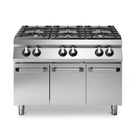 Gas Stoves 6 Burners with Cabinet Doors | modular ROC 900