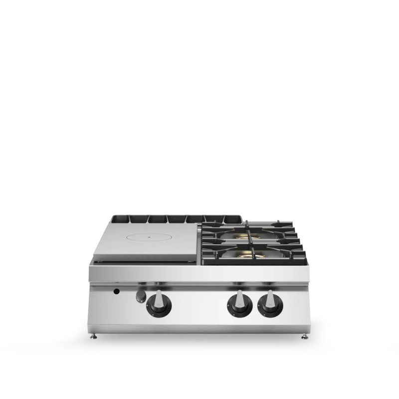 Gas-Kochplatte mit 2 Brennern – hohe Hygiene | modular