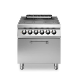 Plaque infrarouge 4 zones avec four convection | modular