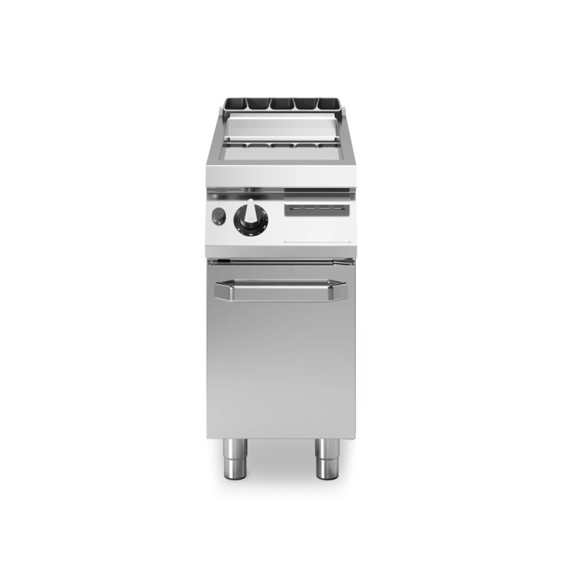 Chrome Smooth Plate Grill on Cabinet – Durable & Hygienic | modular