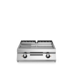 Grill Plate 2/3 Smooth 1/3 Ribbed – Durable Chrome | modular