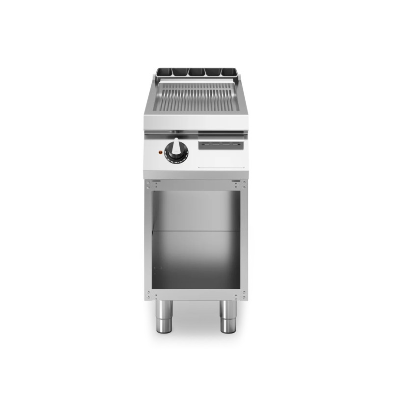 Grillade plaque nervurée acier souple sur placard | modular