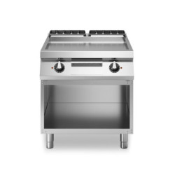Grillade plaque lisse acier souple 800x730 mm | modular