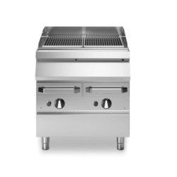 Gas-Aquagrill 2 Kochzonen für Großküchen | modular