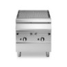 Aqua grill gaz 2 zones cuisson 800x730x870 mm | modular