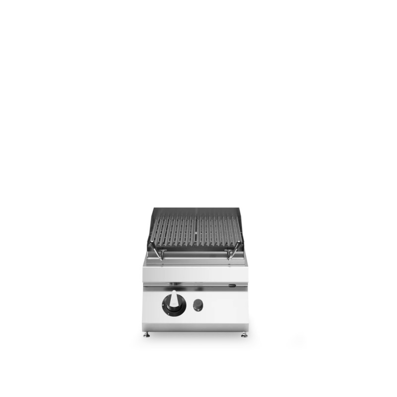 Grille pierre lavique 1 zone cuisson fonte ROC 700 | modular