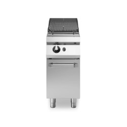 Grill à pierre lavique ROC 700, 1 zone avec porte
