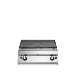 Grille pierre lavique 2 zones cuisson 800x730 mm | modular