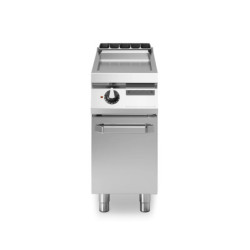 Grillade chromée lisse ROC 900 avec placard à porte