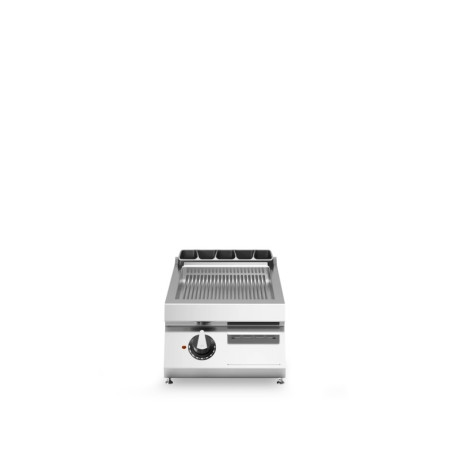 Grillplatte gerillt verchromt – robuste Profi-Kochfläche | modular