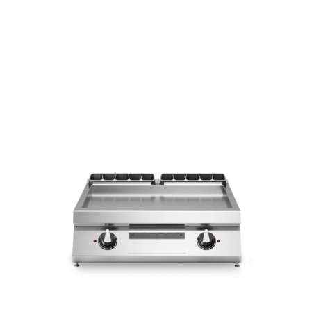 Langlebige modulare Grillplatte, glatt verchromt
