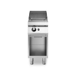Grille pierre lavique 1 zone sur placard ouvert | modular