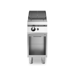 Grille pierre lavique 1 zone fonte sur placard | modular