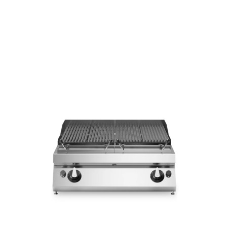 Grille pierre lavique 2 zones cuisson 800x900 mm | modular