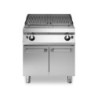 Lava Stone Grill with 2 Zones on Cabinet | modular ROC 900
