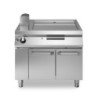 Grillade chromée lisse MODULAR avec placard à portes
