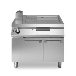 2/3 Smooth, 1/3 Ribbed Modular Grill Cabinet