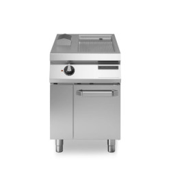 Grillplatte gerillt auf Schrank 600x1100 mm | modular