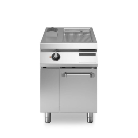 Modular Chrome Ribbed Grill Plate Cabinet Unit