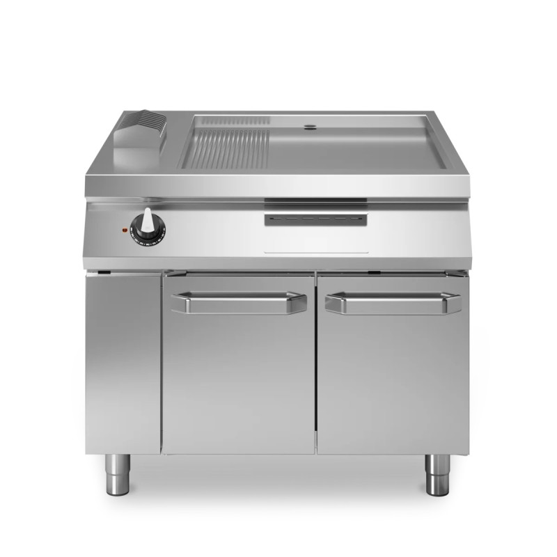 Modular Grill Plate Cabinet – 2/3 Smooth, 1/3 Ribbed