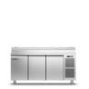 Table prep-station 3 portes inox 178x70 cm | coldline