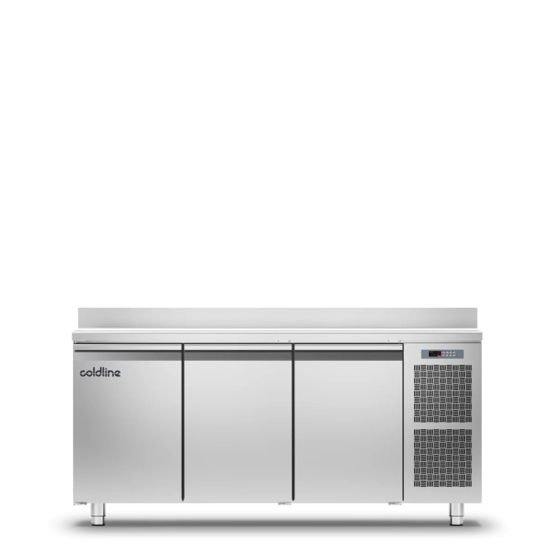 Refrigerator Counter 3 Doors with Backsplash | coldline