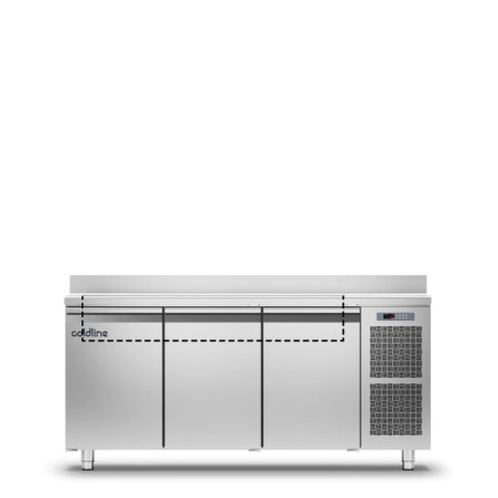 Saladette GN 3 Türen – 440L Kühlkapazität | coldline