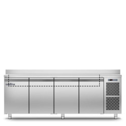 Table saladette 4 portes avec dosseret – coldline