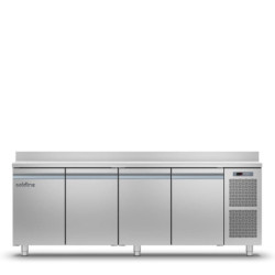 Refrigerator Counter 4 Doors with Backsplash | coldline