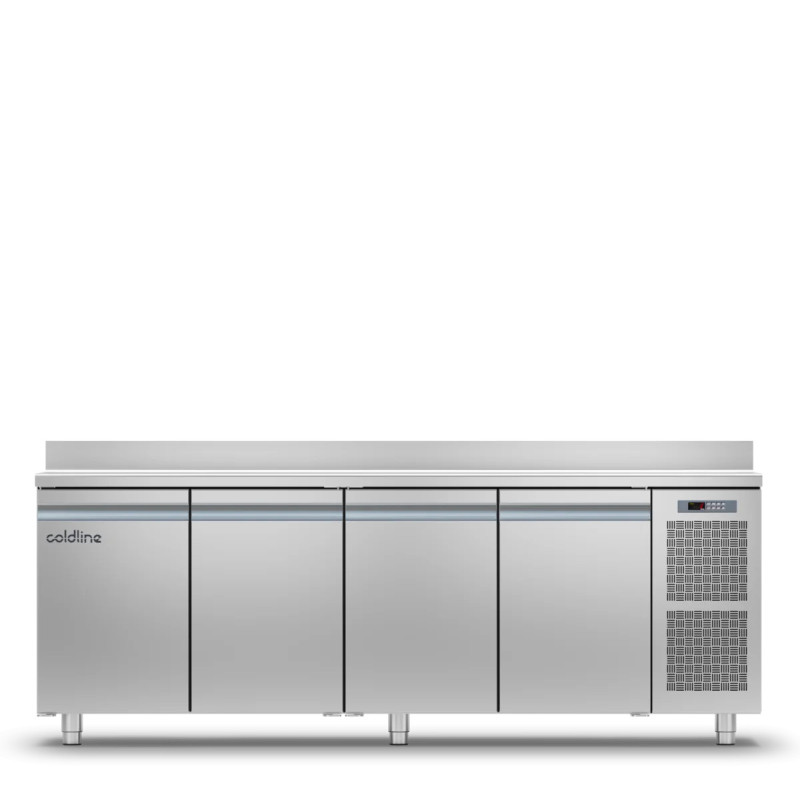 Refrigerator Counter 4 Doors with Backsplash | coldline