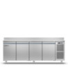 Refrigerator Counter 4 Doors with Backsplash | coldline