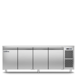Table réfrigérée négative 4 portes - Master 600 | coldline