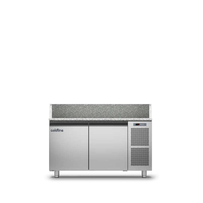 Table Complet Pizza 2 portes plan granit 145x80 cm | coldline