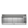Table Pizza 4 portes avec plan granit 2560x800 mm | coldline