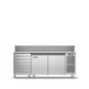 Complete Pizza Table with Granite Top – Efficient Cooling | coldline