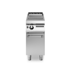 Grill Chrome Ribbed Plate 400x730x870 mm MODULAR | Restohotelstore