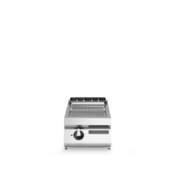 Grill Chrome ribbed plate top 400x730 mm MODULAR | Restohotelstore