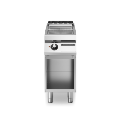 Grill Ribbed Plate 400x730 mm R70/40FTE/R/A Modular | Restohotelstore