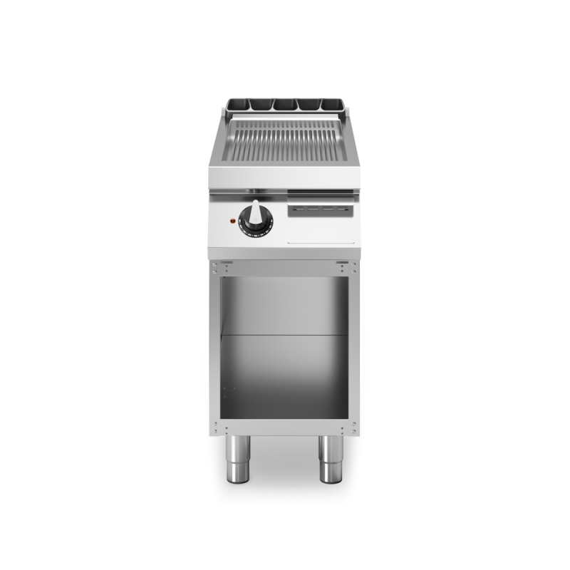 Grill Ribbed Plate 400x730 mm R70/40FTE/R/A Modular | Restohotelstore