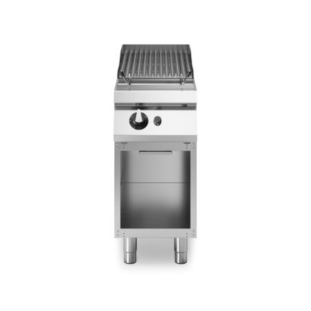 Lava stone grill 370x520 mm on cabinet ROC 700 modular | Restohotelstore