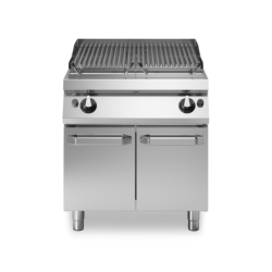 Lava stone grill 2 zones 800x730 mm Modular | Restohotelstore