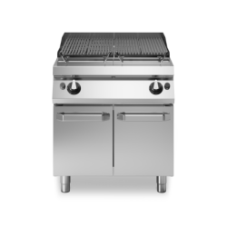 Lava stone grill 2 zones 800x730 mm modular | Restohotelstore