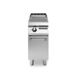 Grill Chrome ribbed plate R90/40FTE/CR MODULAR | Restohotelstore