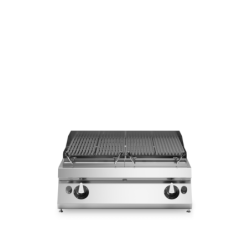Lava stone grill 2 zones 800x900 mm MODULAR | Restohotelstore