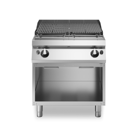 Lava stone grill 2 zones 800x900mm Modular | Restohotelstore