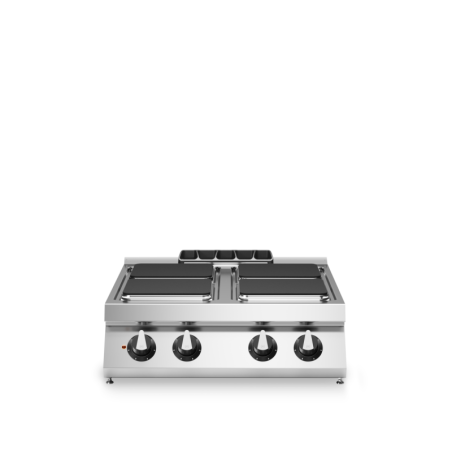 Electric range 4 square plates 800x730 mm | modular